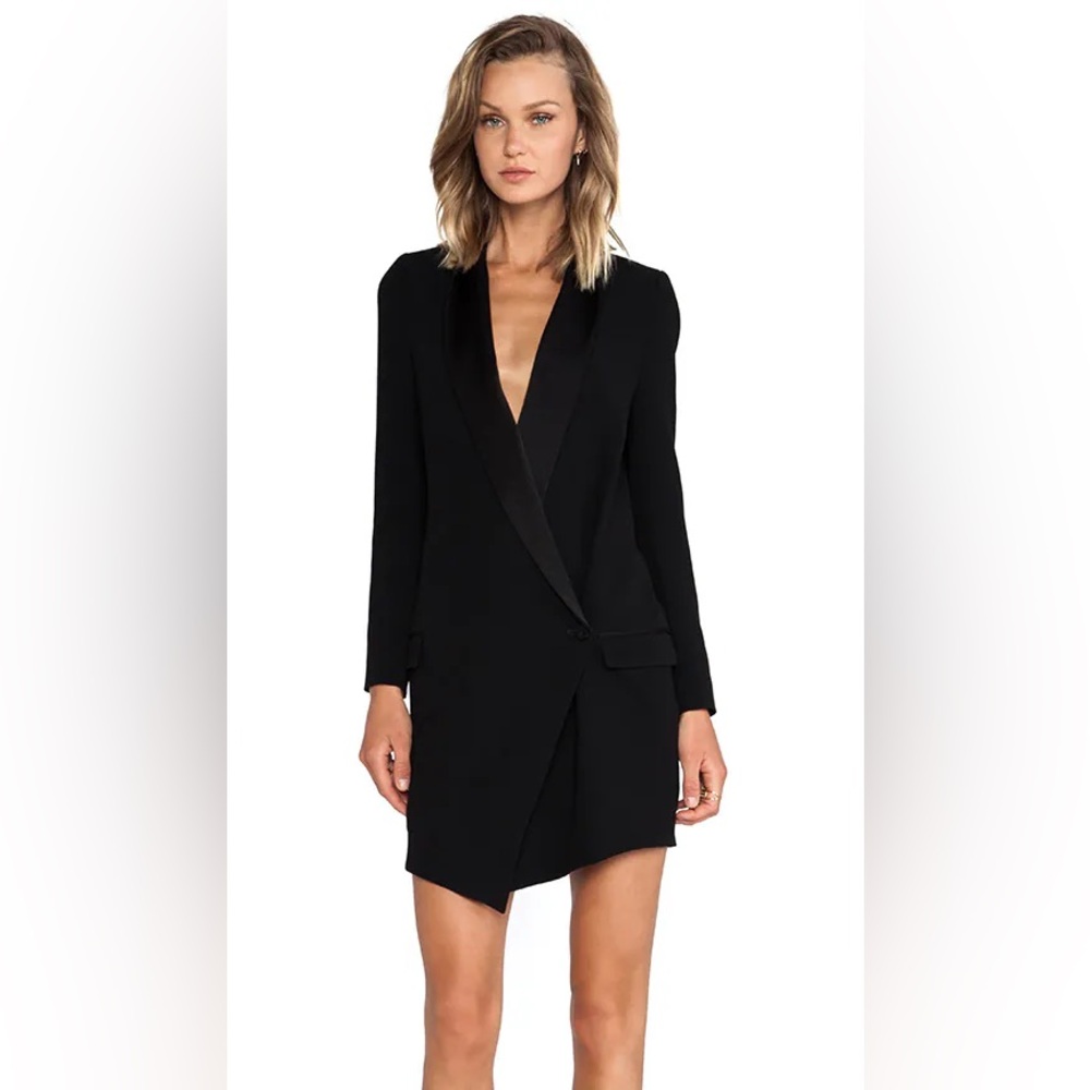 Haute Hippie Black Long Sleeve Dress